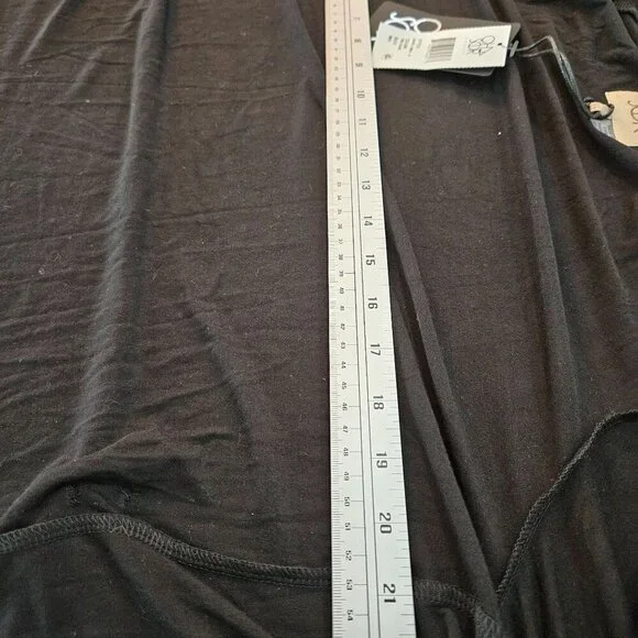 NEW!! Chaser Rock & Roll Glitter Kimono Duster Wrap Jacket M/L Black Sexy Party - Picture 6 of 12